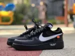 OFF-WHITE x Nike Air Force 1 "Black" AO4606-001 - 图片 2