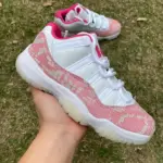 Air Jordan 11 Low "Pink Snakeskin" AH7860-106 - 图片 2