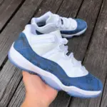Air Jordan 11 Retro Low "Blue Snakeskin" CD6846-102 - 图片 2