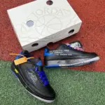 Off-White x Air Jordan 2 "Black Blue" DH4375-004 - 图片 2