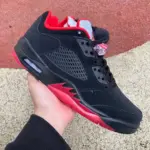 Air Jordan 5 Retro Low Alternate 90 AJ5 Black/Red 819171-001 - 图片 2