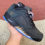Air Jordan 5 Low Black/Gold DJ1094-001 - 图片 2
