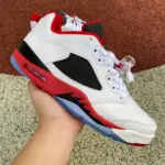 Air Jordan 5 Low "Fire Red"  819171-101 - 图片 2