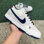 Nike Dunk x Louis Vuitton White/Grey/Blue FC1688-134 - 图片 2