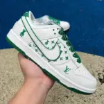 Nike Dunk x Louis Vuitton White/Green SJ2068-241 - 图片 2