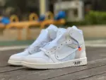Air Jordan 1 x OFF-WHITE  White AQ0818-100 - 图片 7