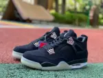 Air Jordan 4 Retro Eminem Carhartt Black Canvas with Clear Sole 582314 - 图片 2