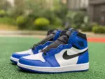 Air Jordan 1 OG High AJ1 White Blue Lightning 555088-403 - 图片 2