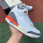 Air Jordan 3 "Georgia Peach" AJ3 White/Red/Grey CK9246-121 - 图片 2