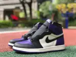 Air Jordan 1 "Pine Green" Black Purple Toe 555088-501 - 图片 7