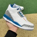 Air Jordan 3 Retro "Wizards" White/Gold/Blue CT8532-148 - 图片 2