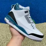Air Jordan 3 "White/Blue/Black Lightning" 136064-660 - 图片 2