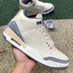 Air Jordan 3 "Off-White/Gray Canvas" DH7139-100 - 图片 3