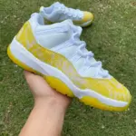 Air Jordan 1 Low WMNS "Yellow Snakeskin" AH7860-107 - 图片 2