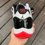 Air Jordan 11 Low "Black White Red" AV2187-160 - 图片 3