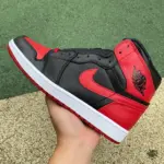 Air Jordan 1 "Banned" AJ1 Black and Red 432001-001 - 图片 5
