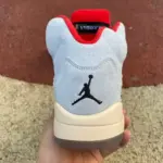 Air Jordan 5 x Trophy Room "Ice Blue" CI1899-400 - 图片 3