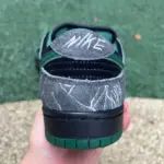 There Skateboards x Nike Dunk SB Black/Green HF7743-001 - 图片 3