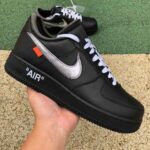 OFF-White x Nike Air Force 1 "Black Silver"  AV5210-100 - 图片 3