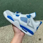 Air Jordan 4 Retro AJ4 White University Blue 308497-105 - 图片 2