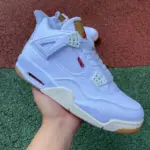 Air Jordan 4 x Levi's White Denim AO2571-100 - 图片 3