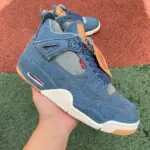 Air Jordan 4 x Levi's Denim AO2571-401 - 图片 3