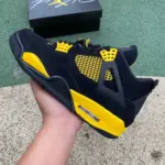 Air Jordan 4 Thunder Mid AJ4 Black/Yellow "Thunder" DH6927-017 - 图片 3