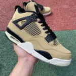 Air Jordan 4 AJ4 "Mushroom" Black/Brown Pearl Milk Tea AQ9129-200 - 图片 2