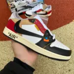 Air Jordan 1 x OFF-WHITE "Reverse Shattered Backboard"  cz0790-107 - 图片 2