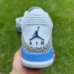 Air Jordan 3 AJ3 "UNC" University Blue/White PE CT8532-104 - 图片 3