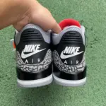 Air Jordan 3 AJ3 Black/Cement Crackle 854262-001 - 图片 4