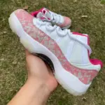 Air Jordan 11 Low "Pink Snakeskin" AH7860-106 - 图片 4