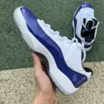 Air Jordan 11 Low "White Blue Concord" AH7860-100 - 图片 4