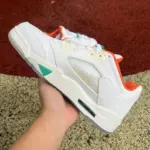 Air Jordan 5 Low "White/Orange/Green" FQ1293-018 - 图片 4