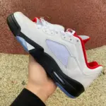 Air Jordan 5 Low Golf "Fire Red" CU4523-100 - 图片 4