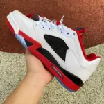 Air Jordan 5 Low "Fire Red"  819171-101 - 图片 4