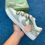 Nike Dunk Low "Double Swoosh Tea Set" White/Green DV0831-003 - 图片 4