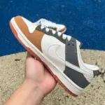 Nike Dunk x Louis Vuitton “White/Brown/Grey” DQ1098-356 - 图片 4