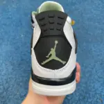 Air Jordan 4 AJ4 White/Green/Black "Matcha Green" Sea Salt Mid  AQ9129-103 - 图片 4