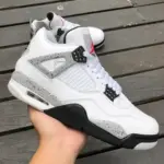 Air Jordan 4 "White Cement" 840606-192 - 图片 4