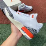 Air Jordan 3 "Georgia Peach" AJ3 White/Red/Grey CK9246-121 - 图片 4
