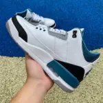 Air Jordan 3 "White/Blue/Black Lightning" 136064-660 - 图片 4