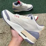 Air Jordan 3 "Off-White/Gray Canvas" DH7139-100 - 图片 5