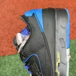 Off-White x Air Jordan 2 "Black Blue" DH4375-004 - 图片 5