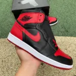 Air Jordan 1 "Banned" AJ1 Black and Red 432001-001 - 图片 2