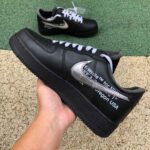 OFF-White x Nike Air Force 1 "Black Silver"  AV5210-100 - 图片 5
