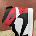 Travis Scott x Air Jordan 1 "Reverse Swoosh" Black White Red DH3227-500 - 图片 5