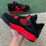 Air Jordan 4 "Thunder" (Black/Red) CT8527-016 - 图片 5