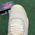 Air Jordan 4 Off White AJ4 Virgil Abloh Sail Transparent CV9388-100 - 图片 5