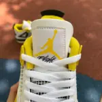 Air Jordan 4 AJ4 White/Orange Retro  Basketball Shoes AQ9129-101 - 图片 6